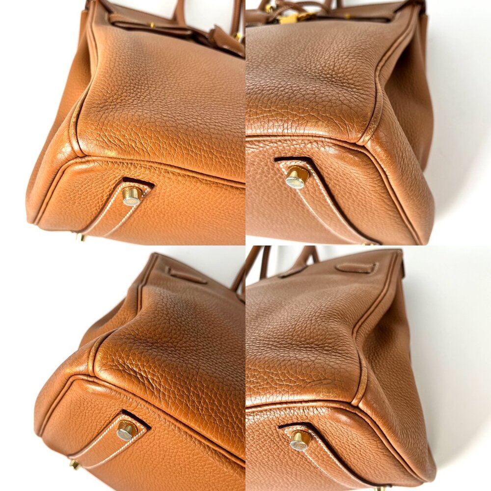 Sold on fashionreloved.com HERMES Togo Birkin 35 Gold on Gold Hardware Bag - Picture 7 of 14